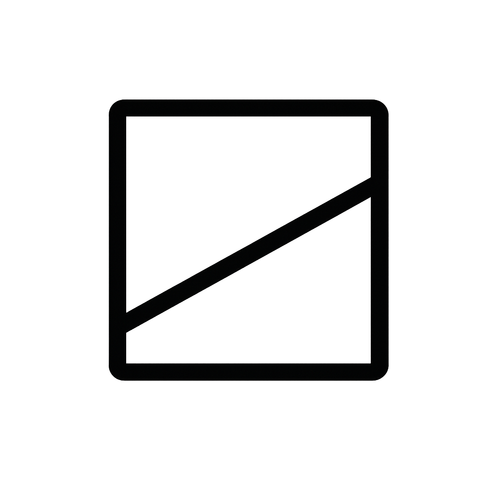 Icon representing the minimal design of an azurepads Glass mousepad