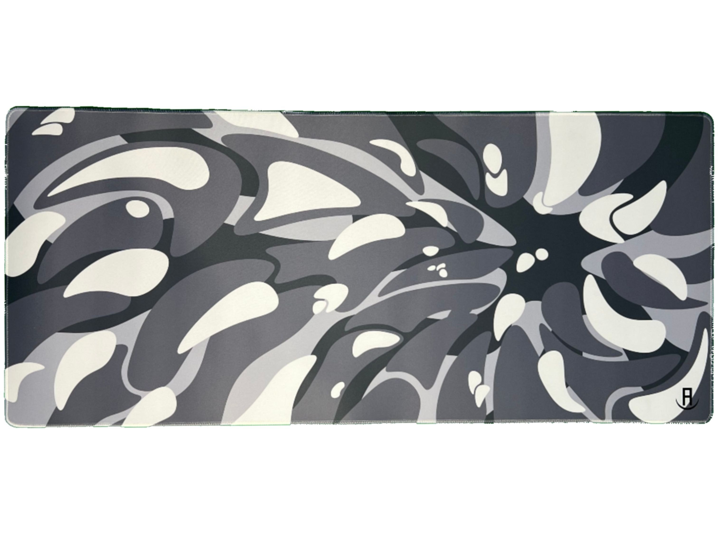 black and white swirl gaming mouse pad high quality and water proof 