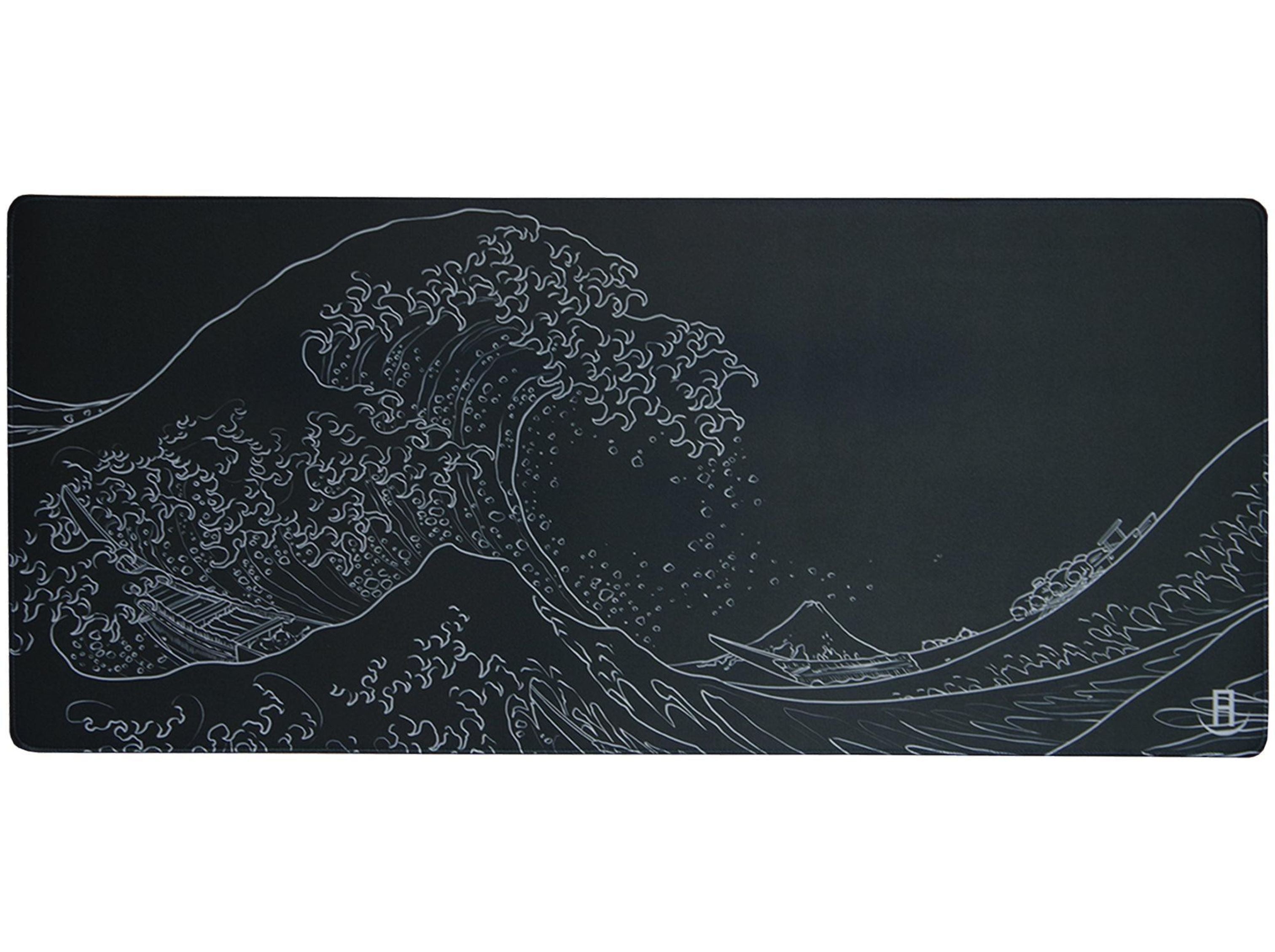 azure pads the great wave gaming mouse pad black 