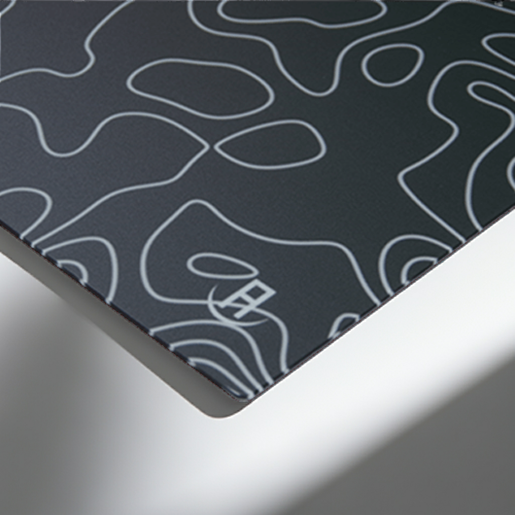 AzurePads Topo glass mousepad - Azure Pads