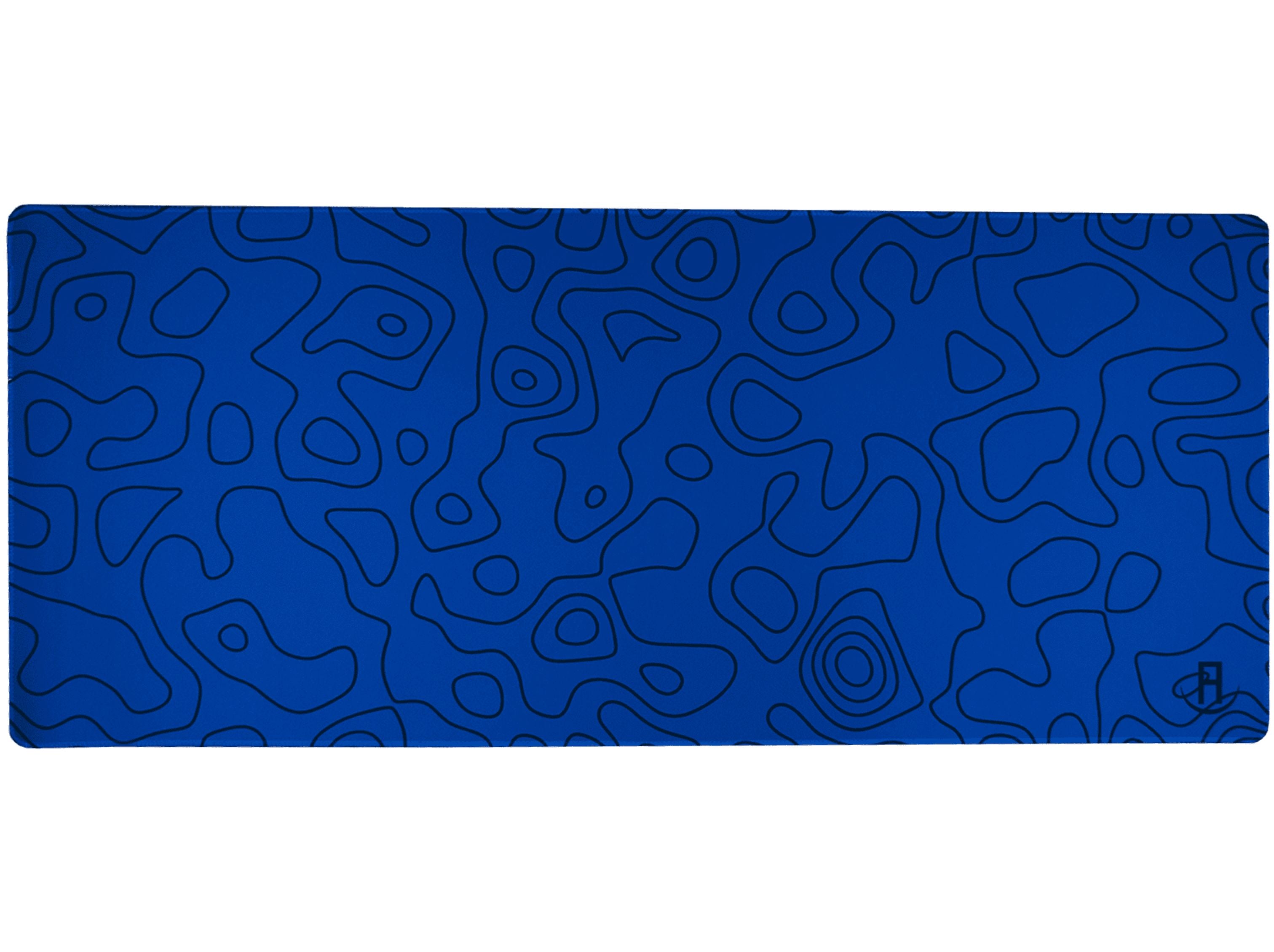azurepads Blue topography gaming mouse pad